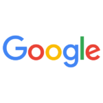 Google logo in its classic colors on a transparent background.